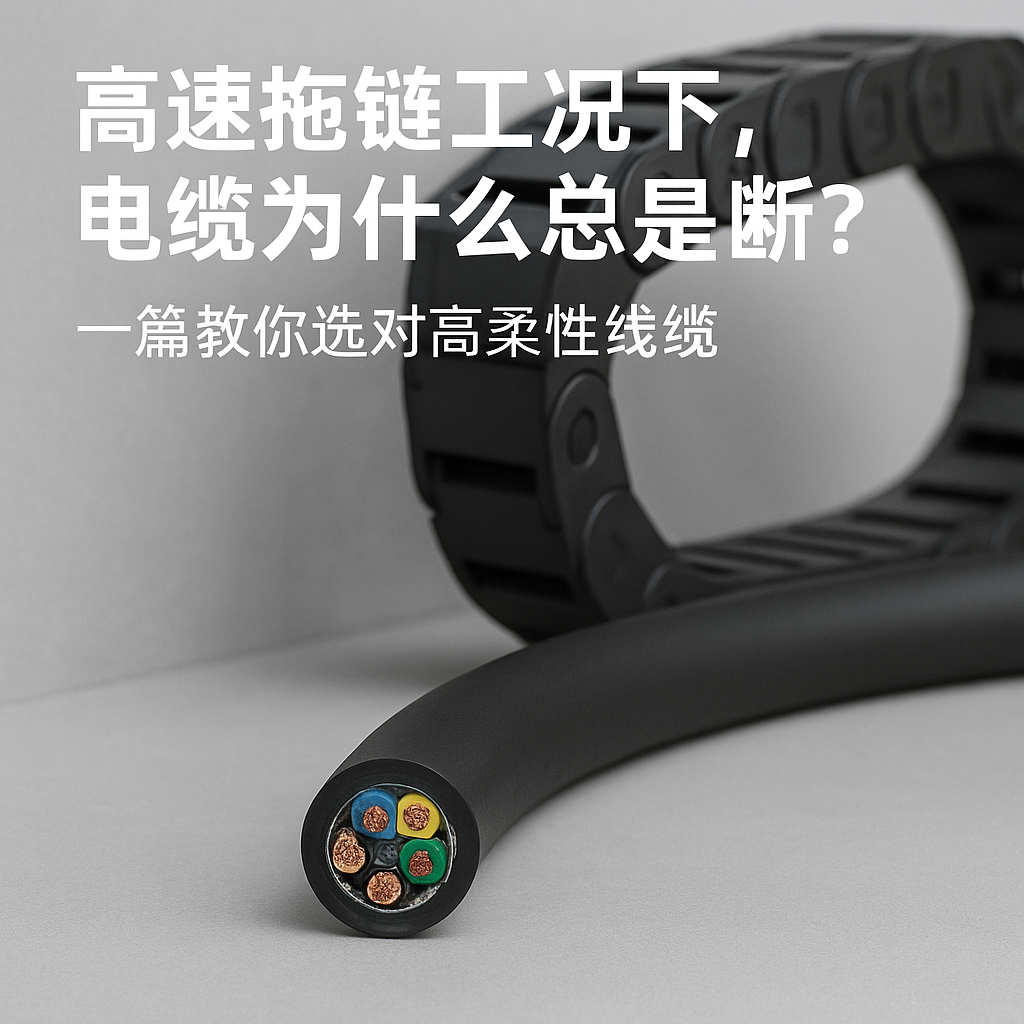 高速拖链工况下，，，，，，，电缆为什么总是断？？？？？？？？一篇教你选对高柔性线缆