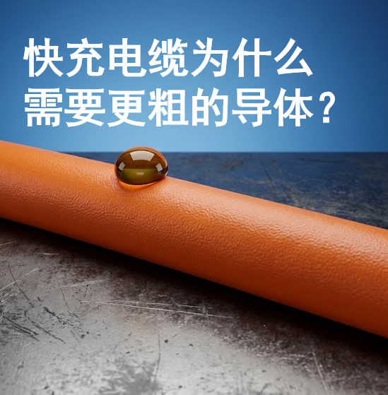 快充电缆为什么需要更粗的导体？？？揭秘新能源汽车充电的“热”知识